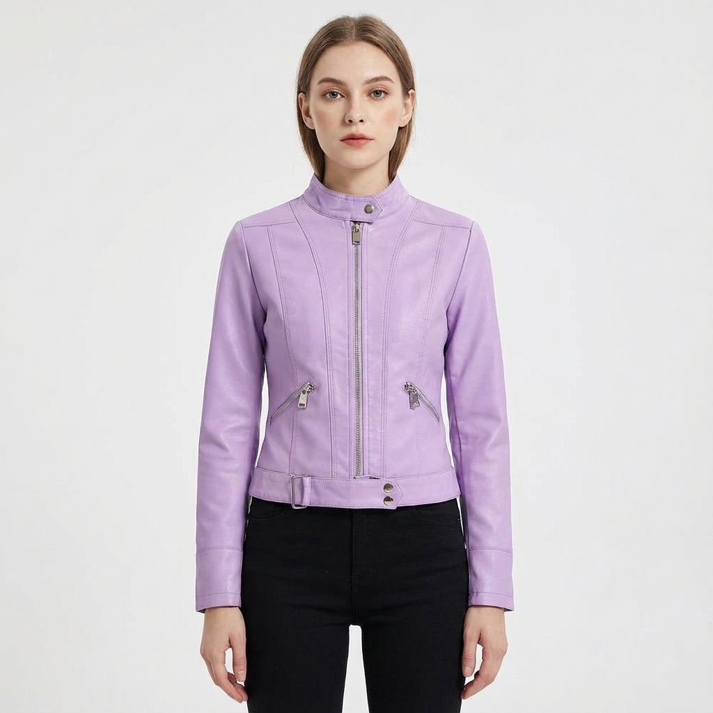 Janet | Women's Slim Fit Biker Jacket