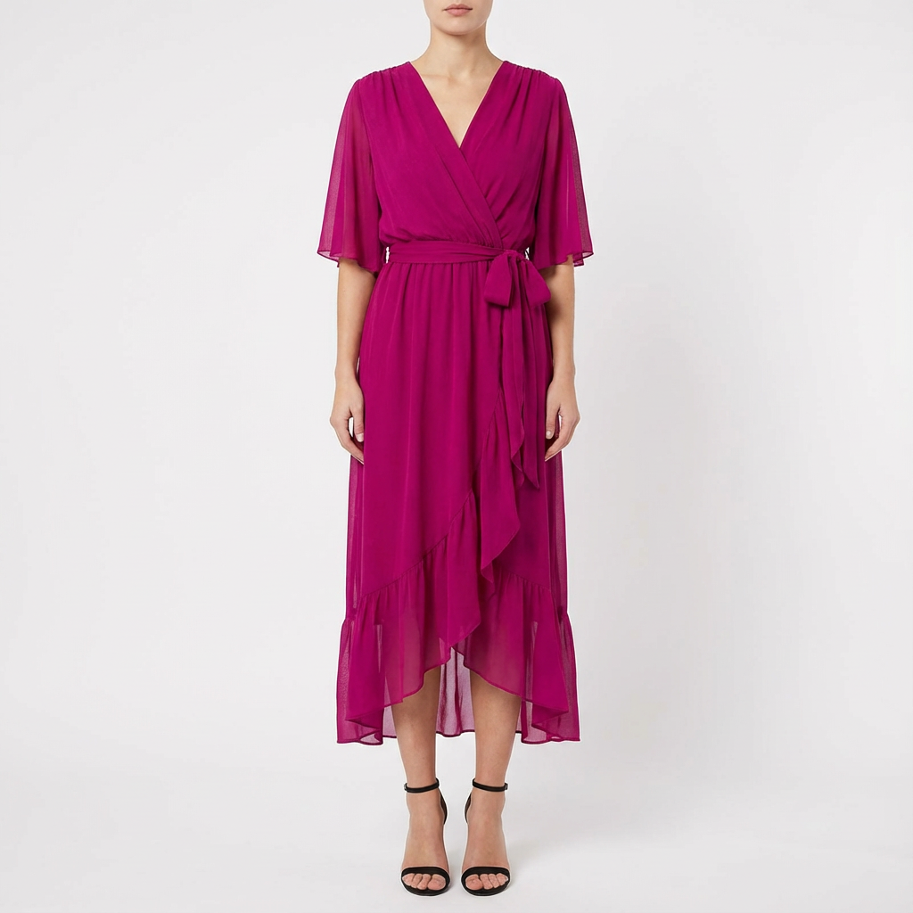 Jemma | Women's Wrap Midi Dress