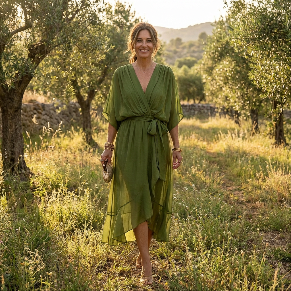 Jemma | Women's Wrap Midi Dress