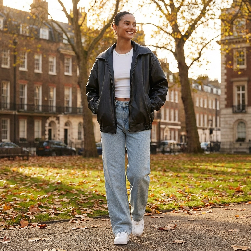 Kay | Women's Oversized Bomber Jacket