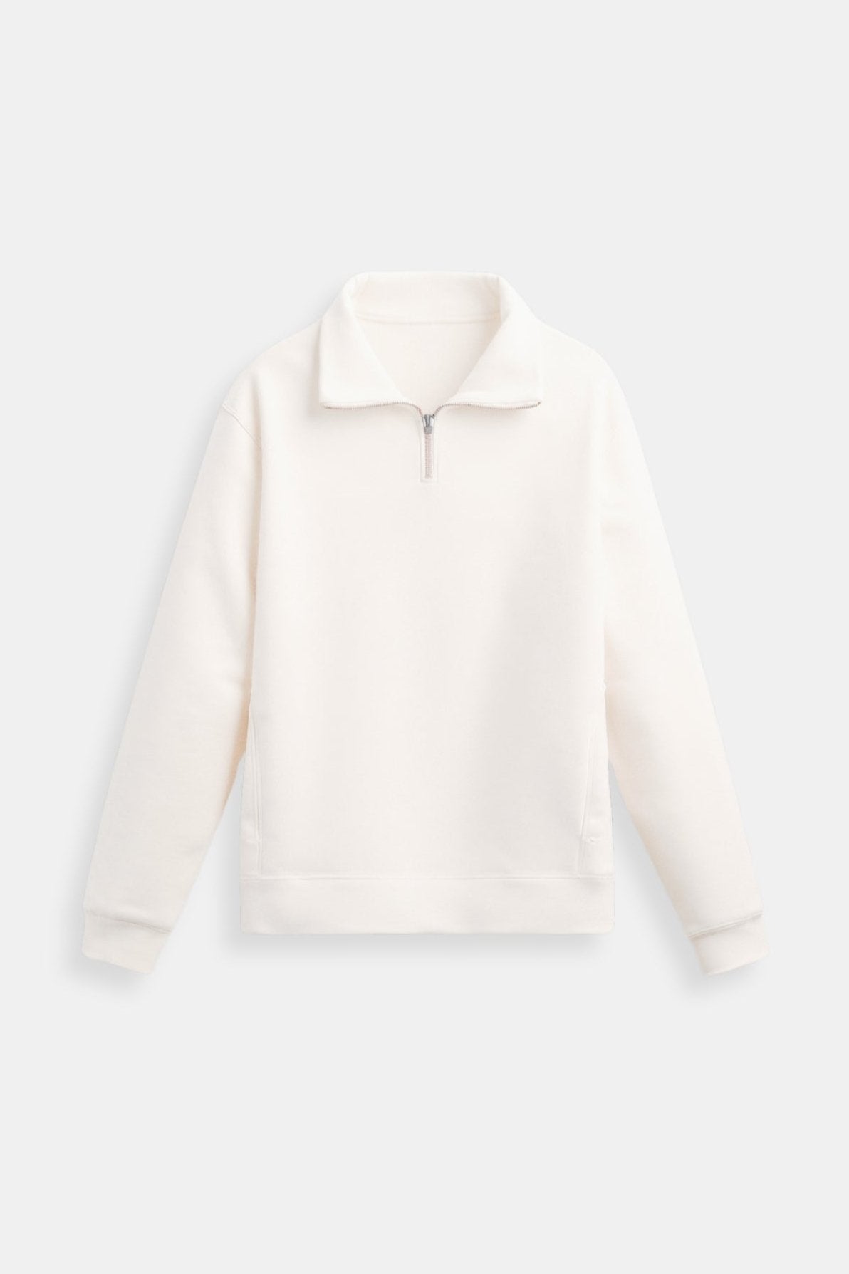 Lightweight Eco-Friendly Zip-Up Sweater High Neck
