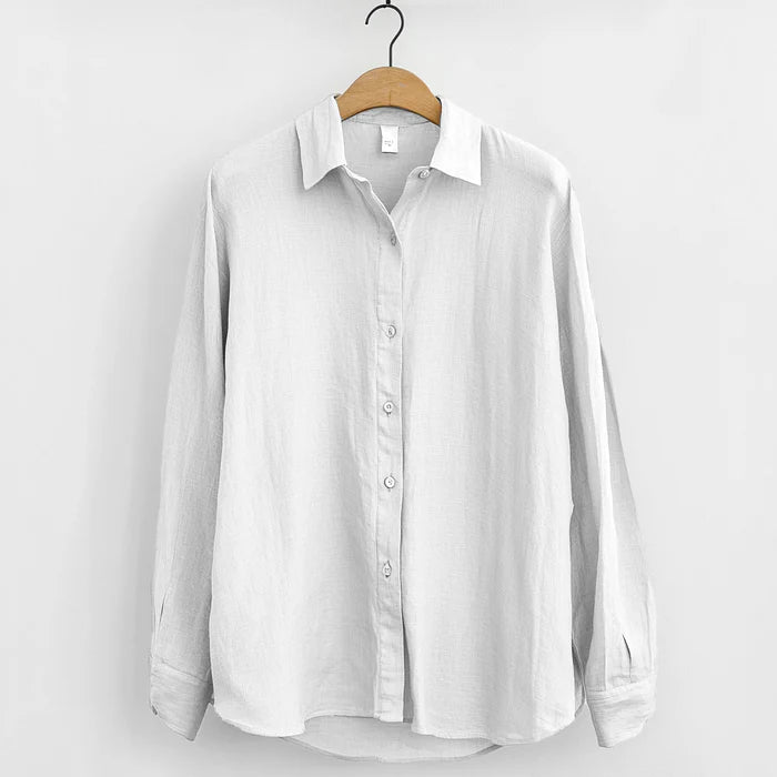 Breathable Linen Shirt with Relaxed Fit for Men