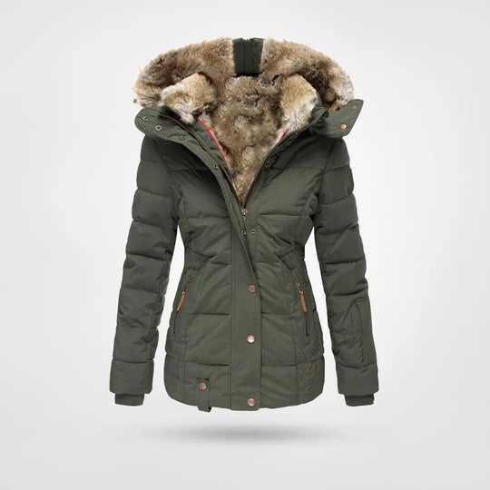 Loretta | Women's Hooded Puffer Jacket - Image 2