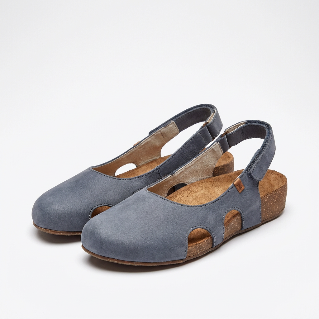 Luna | Women's Mary Jane Flats With Ankle Strap And Rounded Toe | Vintage