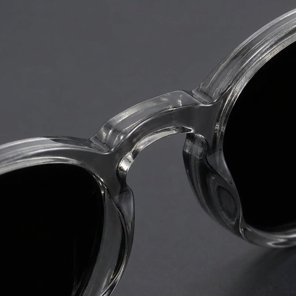 Luna | Women's Round Sunglasses With Full Rim And Keyhole Bridge | Retro