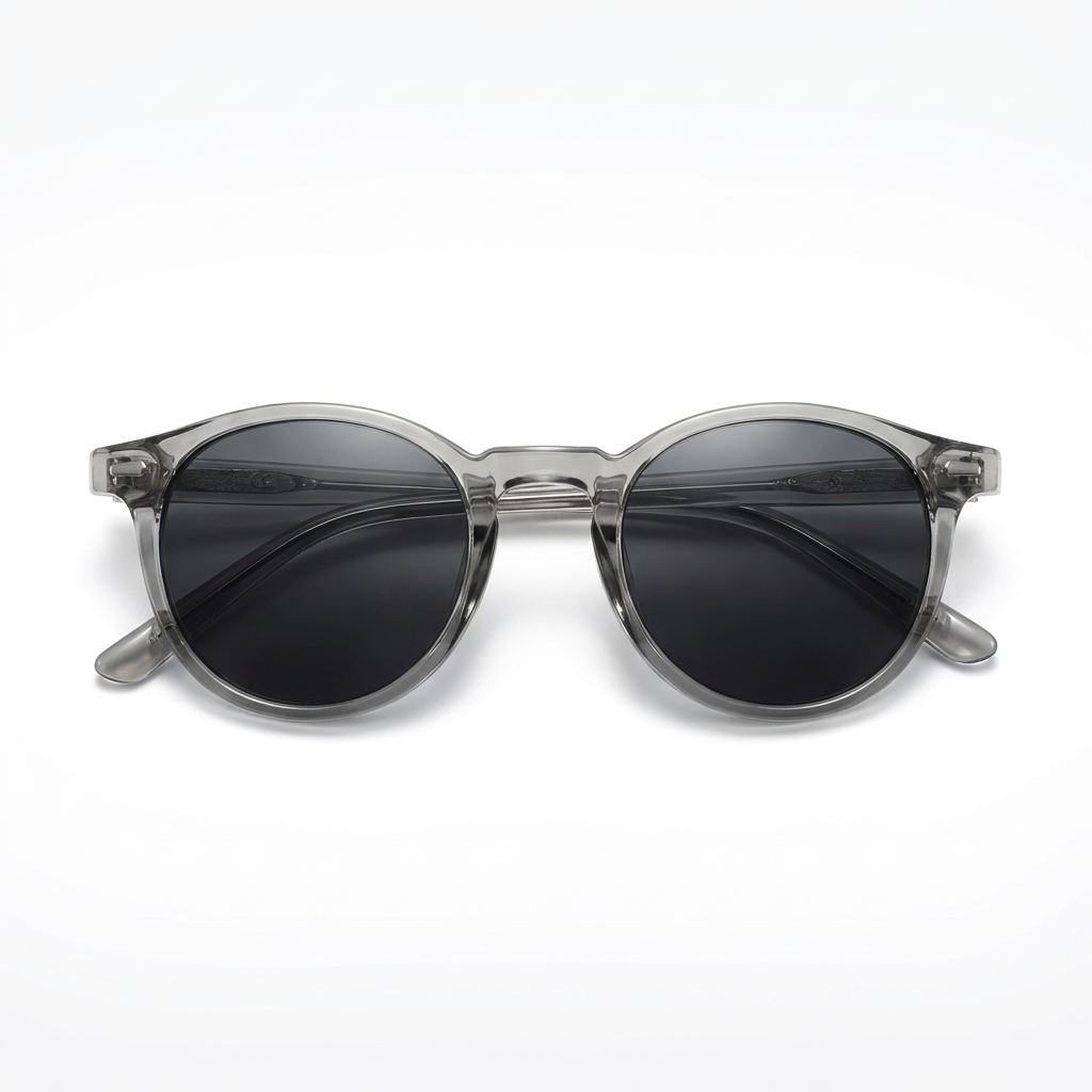 Luna | Women's Round Sunglasses With Full Rim And Keyhole Bridge | Retro