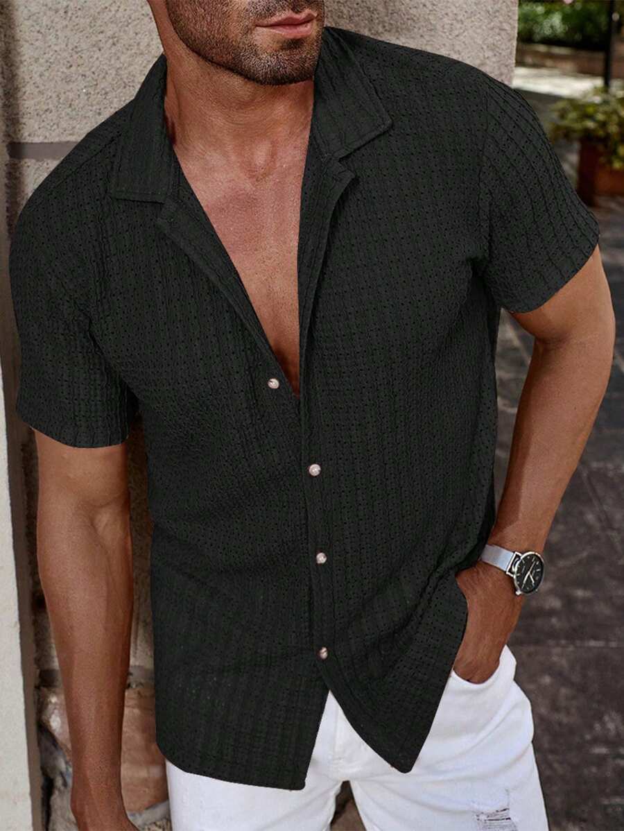 Men's Short Sleeve Summer Casual Shirt