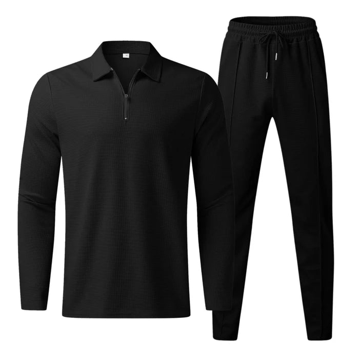 Men’s Casual Tracksuit Set Relaxed Cotton Blend