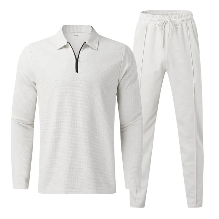 Men’s Casual Tracksuit Set Relaxed Cotton Blend