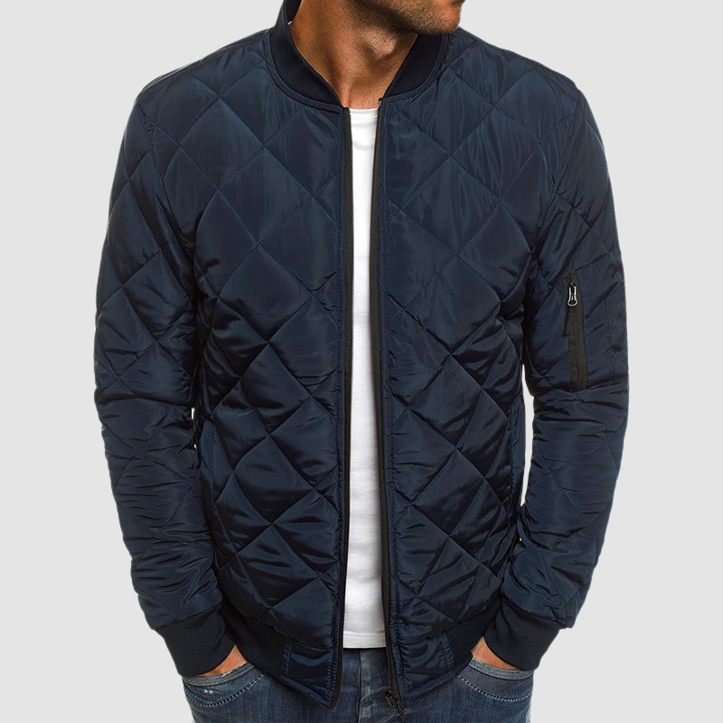 Men’s Jacket With Diamond Quilted | Bomber