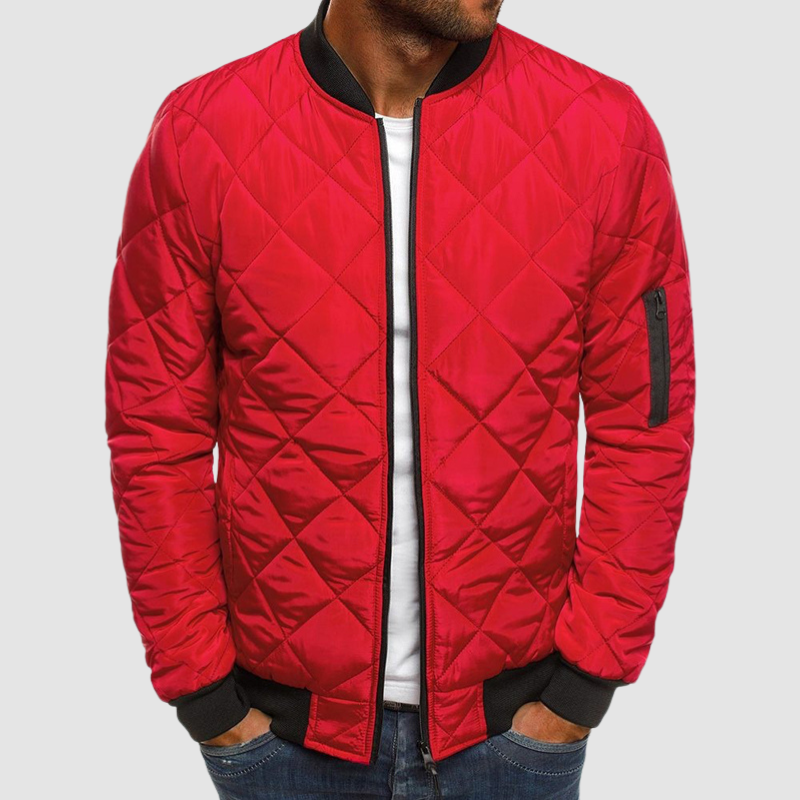 Men’s Jacket With Diamond Quilted | Bomber
