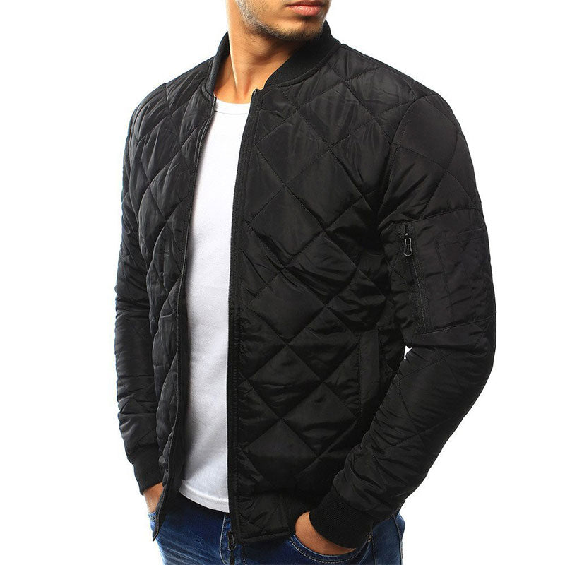 Men’s Jacket With Diamond Quilted | Bomber