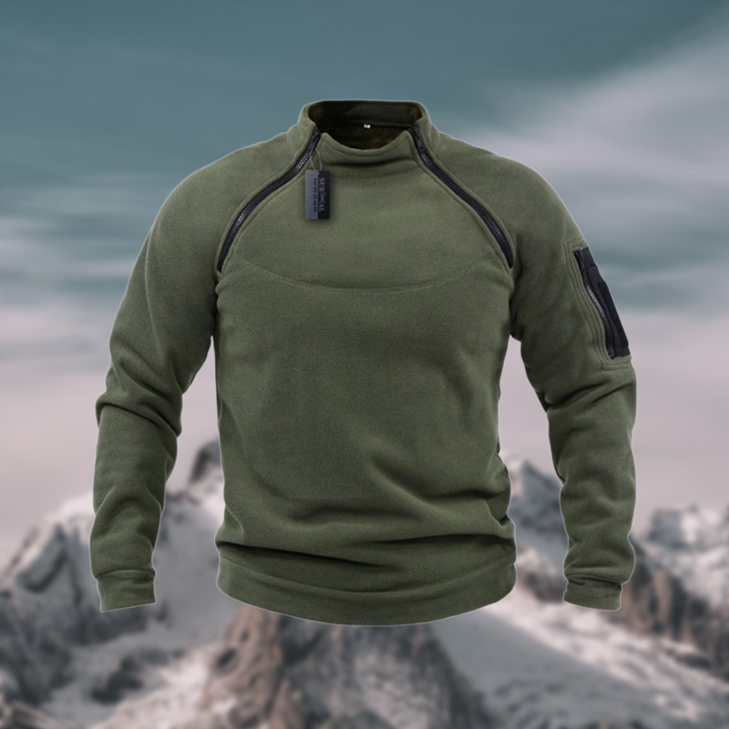 Men’s Jumper With Dual Chest Zips| Fleece