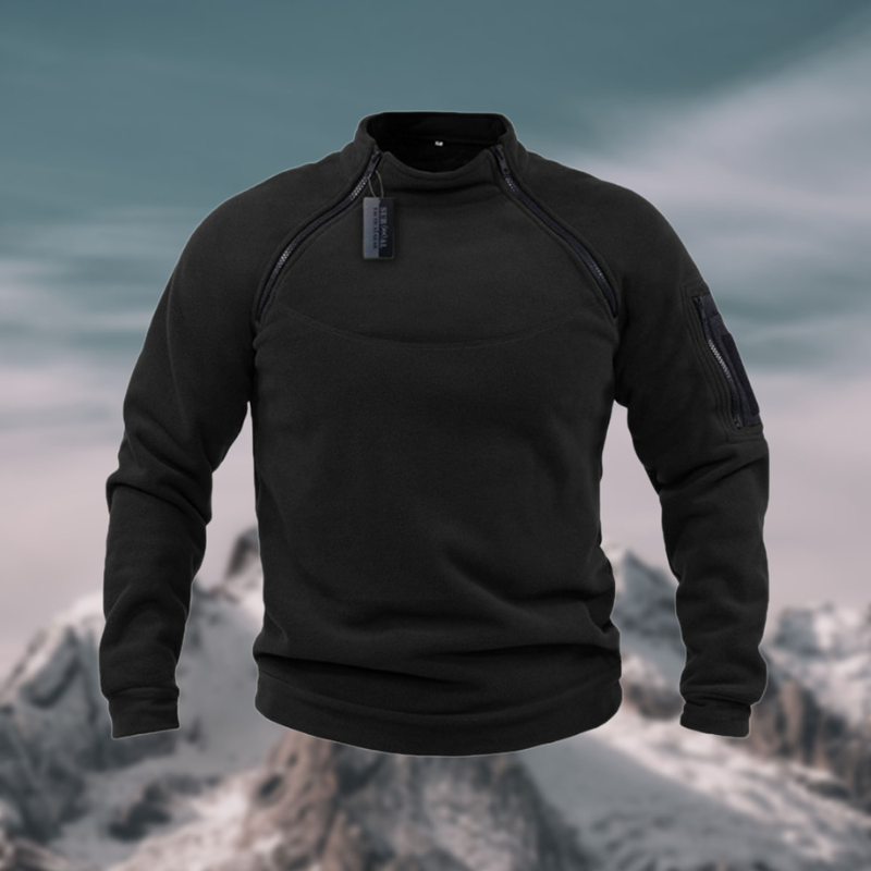 Men’s Jumper With Dual Chest Zips| Fleece