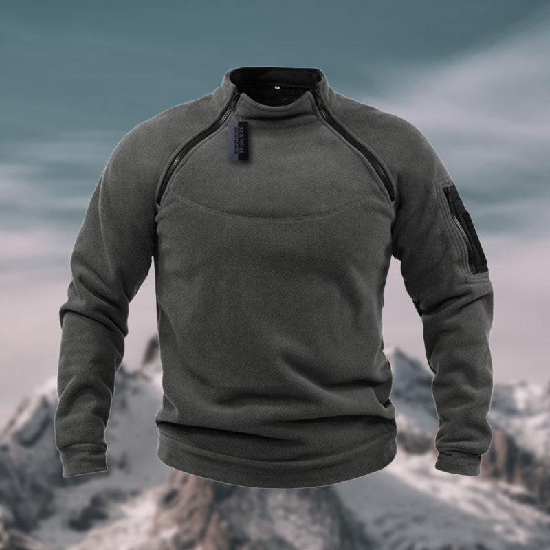 Men’s Jumper With Dual Chest Zips| Fleece