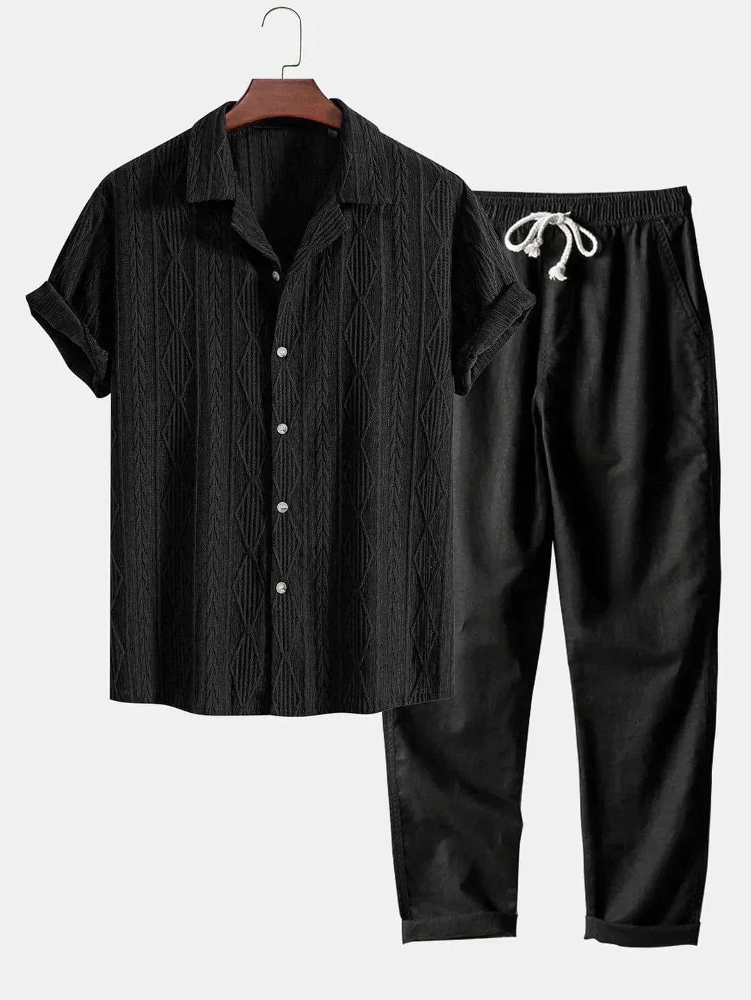 Men's Breathable Lightweight Linen Summer Set