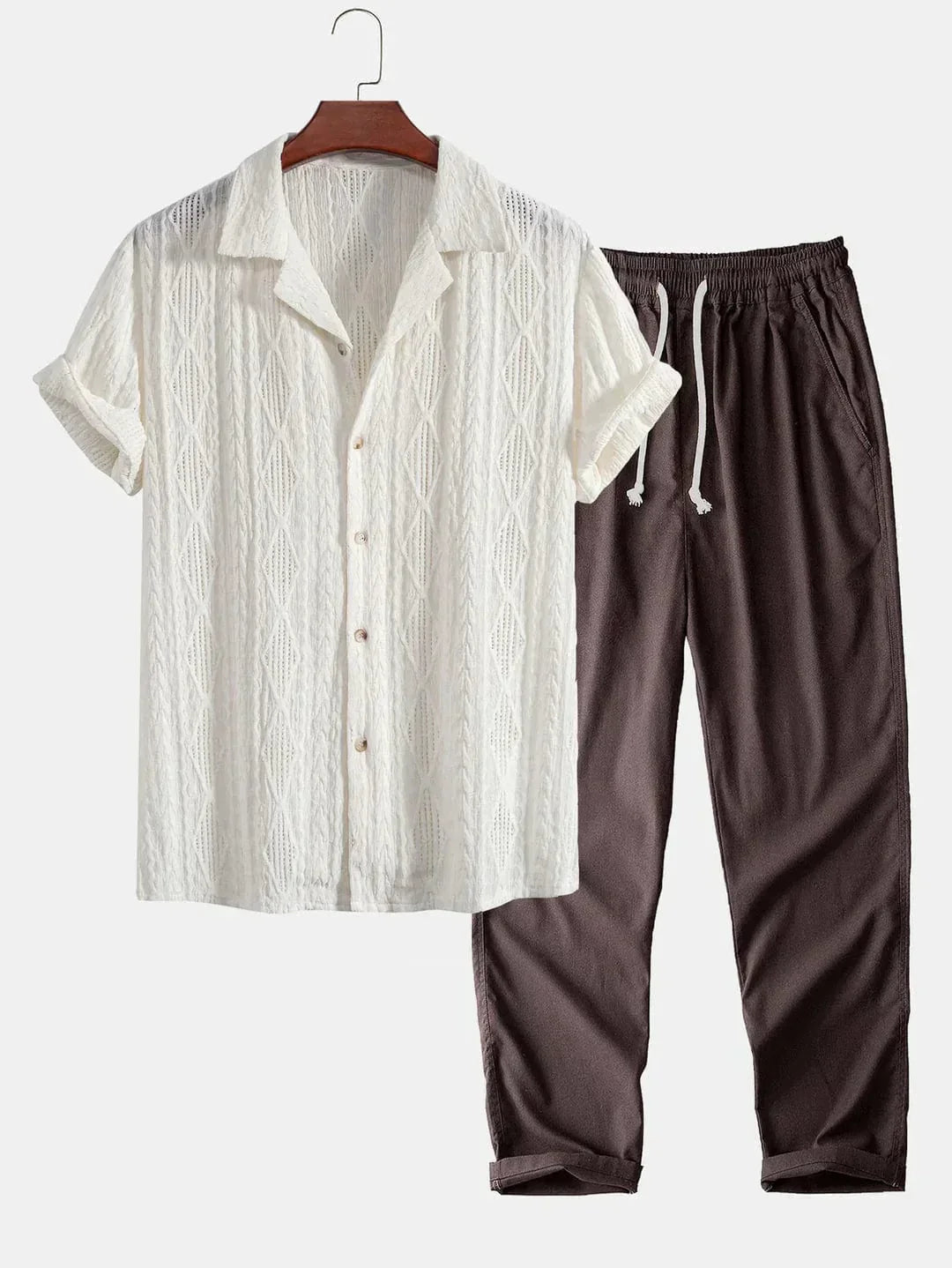 Men's Breathable Lightweight Linen Summer Set