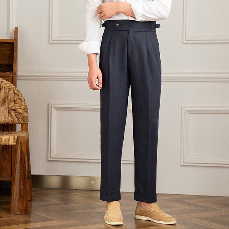 Men's Tailored Pants in Premium Fabric Blend – Sophisticated Fit for Formal and Casual Wear