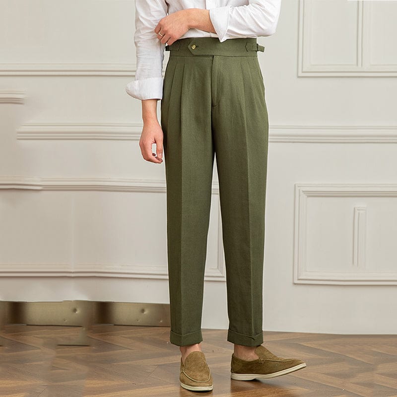 Men's Tailored Pants in Premium Fabric Blend – Sophisticated Fit for Formal and Casual Wear
