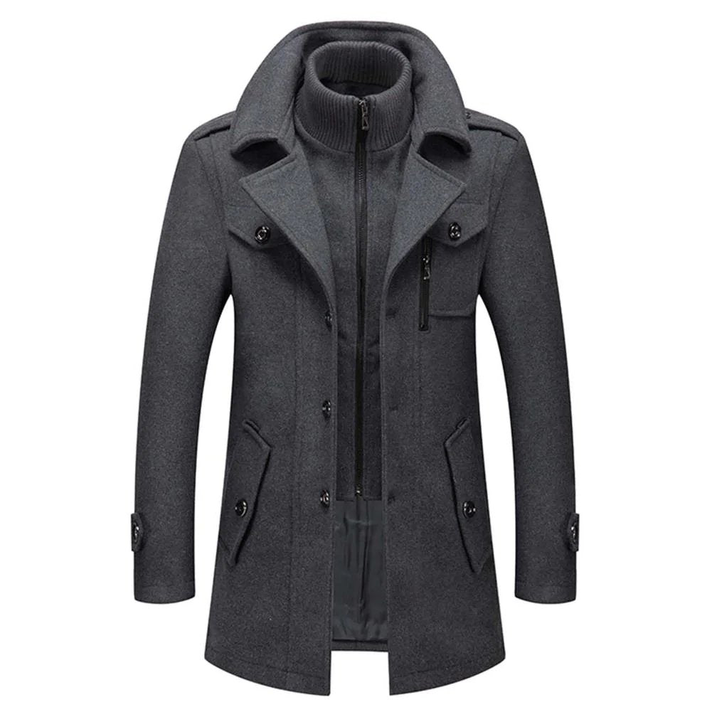 Men’s Winter Coat With Inner Zip Layer | Smart Fit