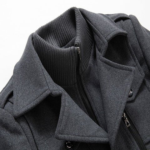 Men’s Winter Coat With Inner Zip Layer | Smart Fit
