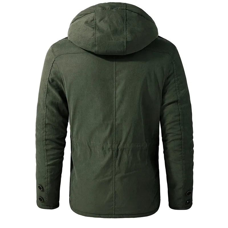 Men's Winter Jacket with Insulated Lining | Hooded