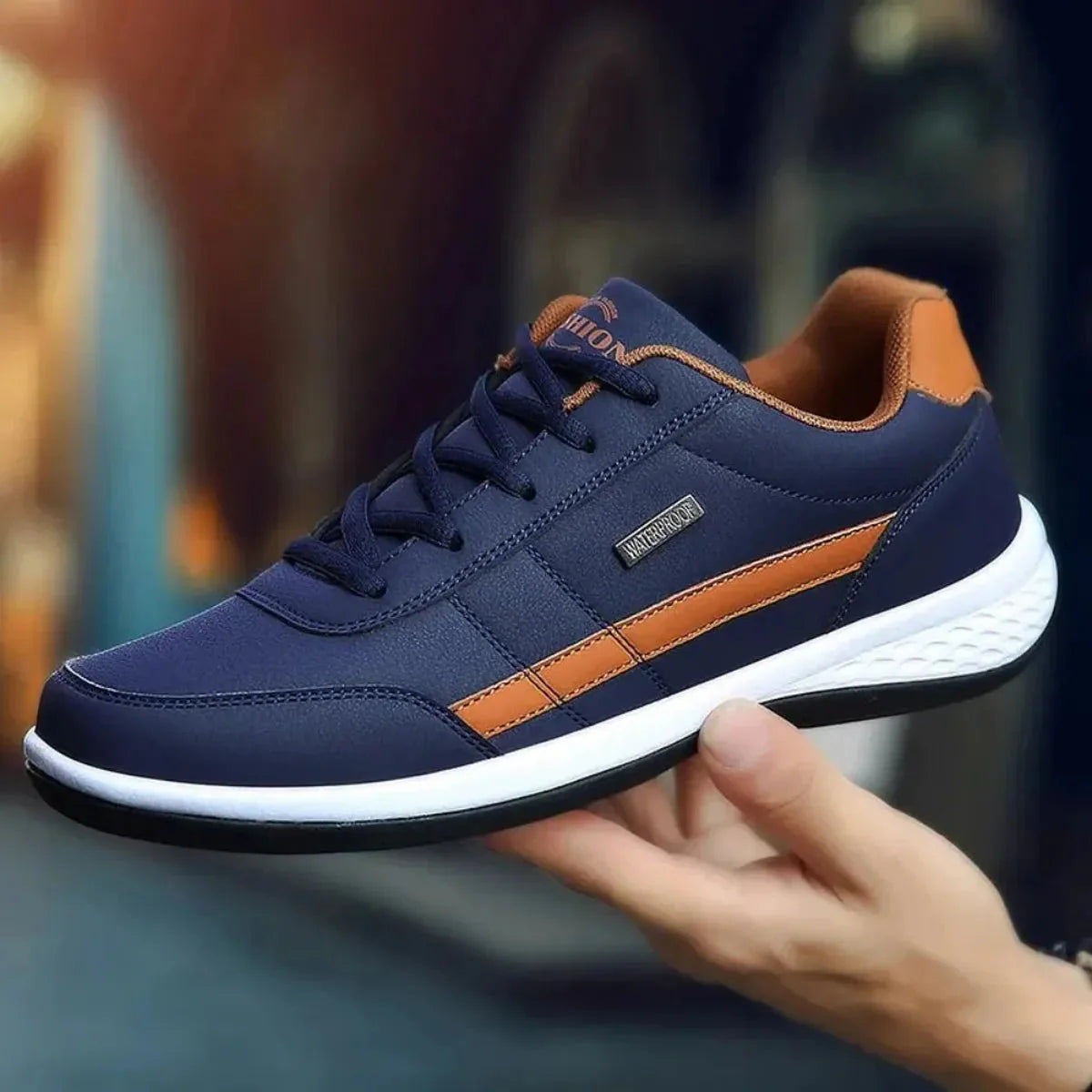 Men's Orthopedic Casual Leather Sneakers