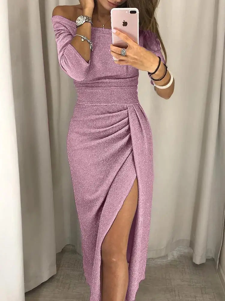 LUXE STRETCH MAXI DRESS FOR WOMEN