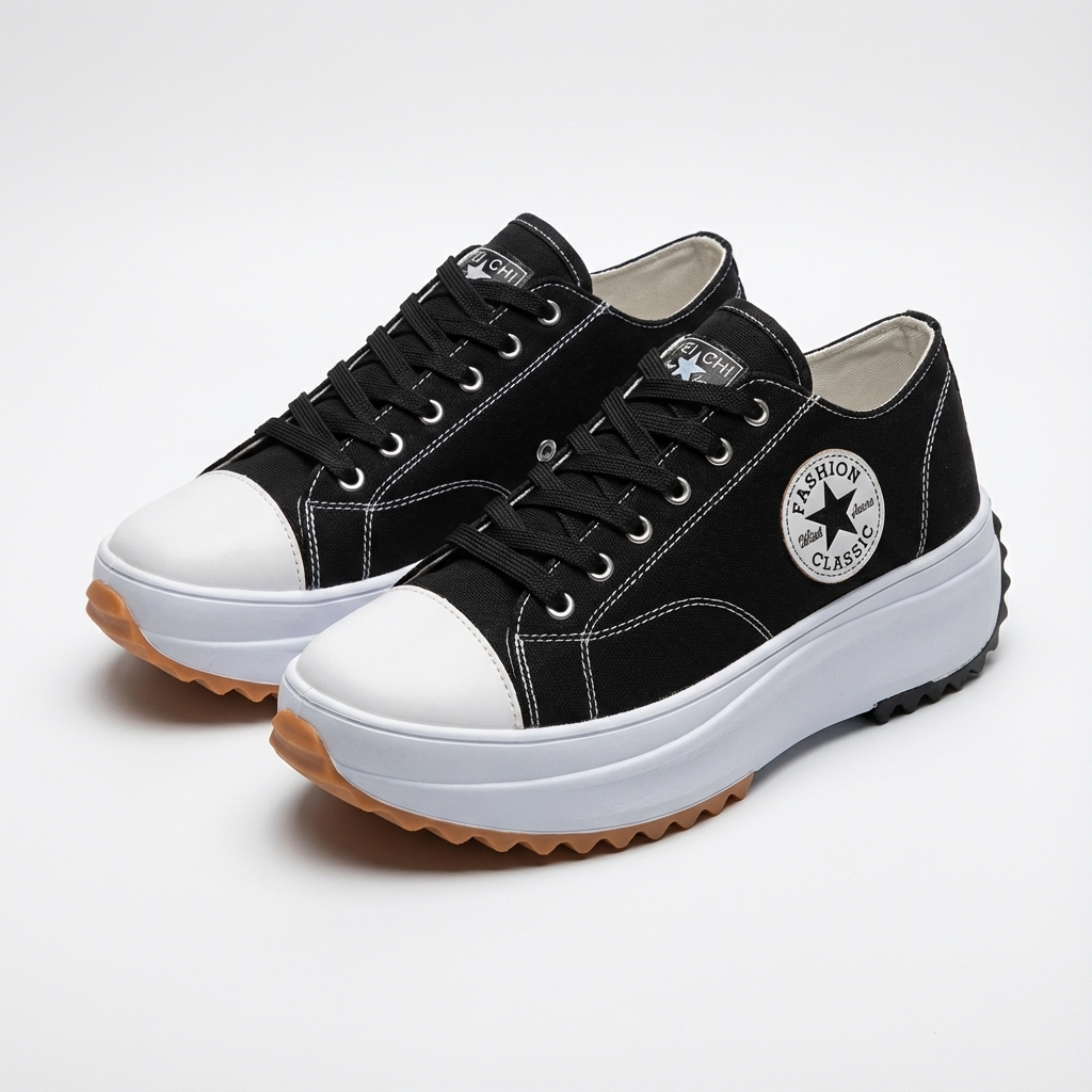 Naomi | Women's Platform Lace-Up Sneakers