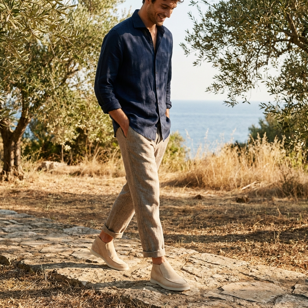 Noah | Men's Chukka Boots With Slip-On Design And Ankle Height | Minimal