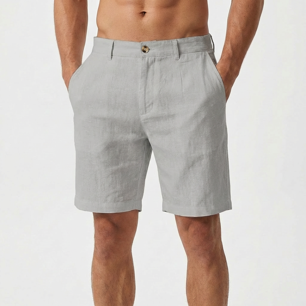 Noah | Men's Shorts With Tailored Cut And Button Closure | Classic