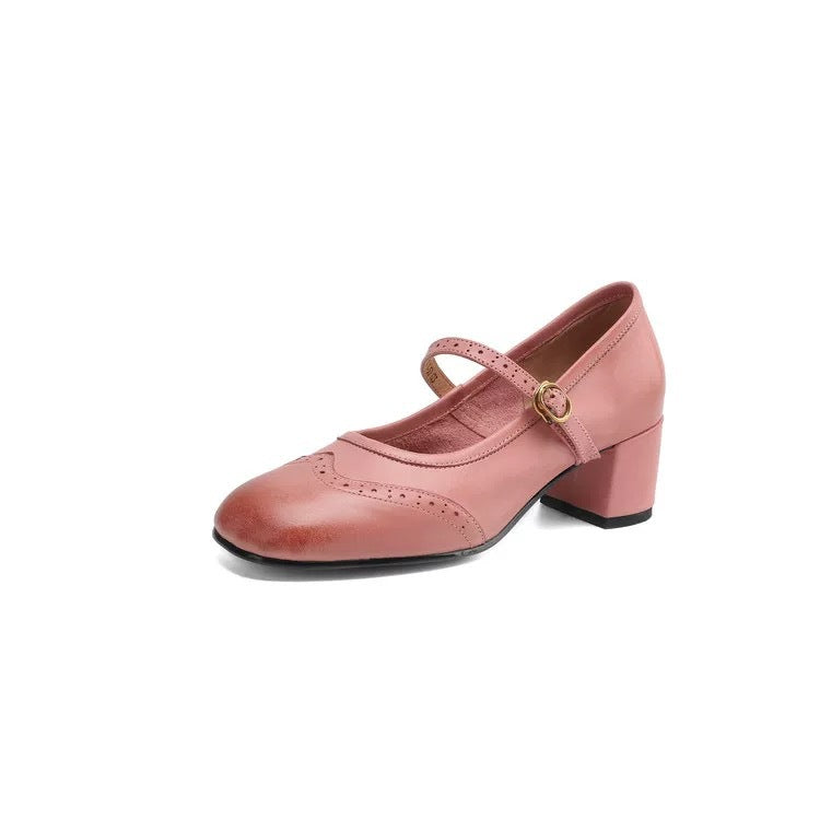 Women's Mary Jane Heeled Shoes