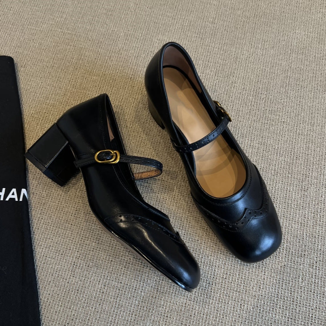 Women's Mary Jane Heeled Shoes