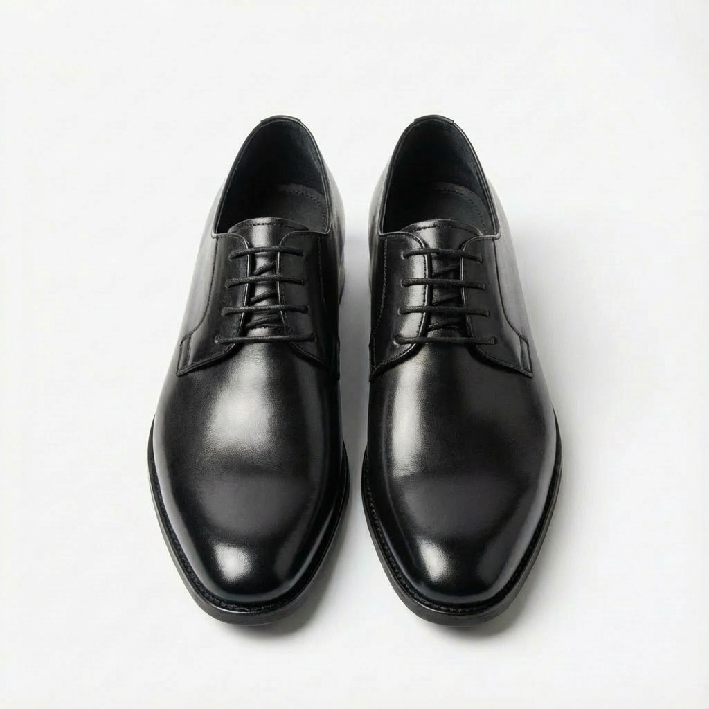 Oliver | Men's Derby Shoes With Polished Finish And Plain Toe Design | Formal
