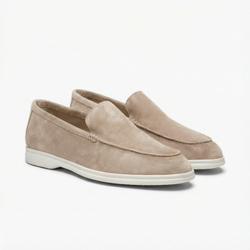 Oliver | Men's Loafers With Slip-On Design And Contrast White Sole | Relaxed