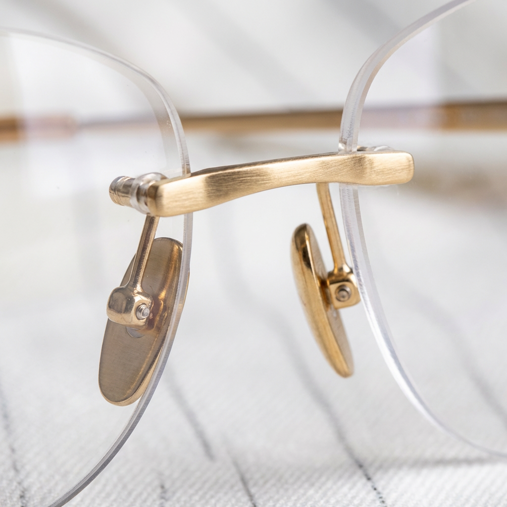 Olivia | Women's Rimless Sunglasses With Curved Edges And Lightweight Build | Bold