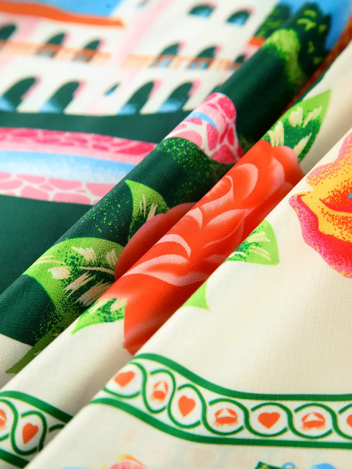 Women's Vacation Print Maxi Dress With Spaghetti Straps