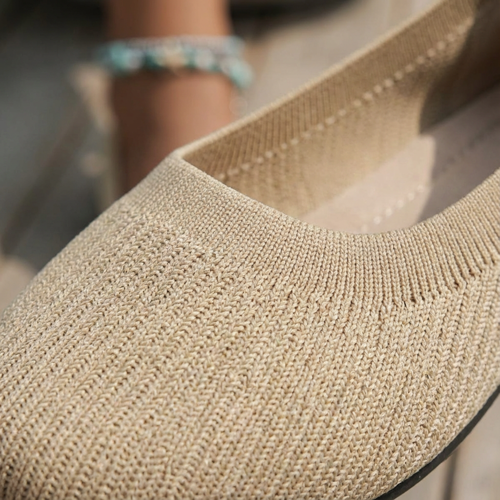 Phyllis | Women's Slip-On Knit Ballet Flats