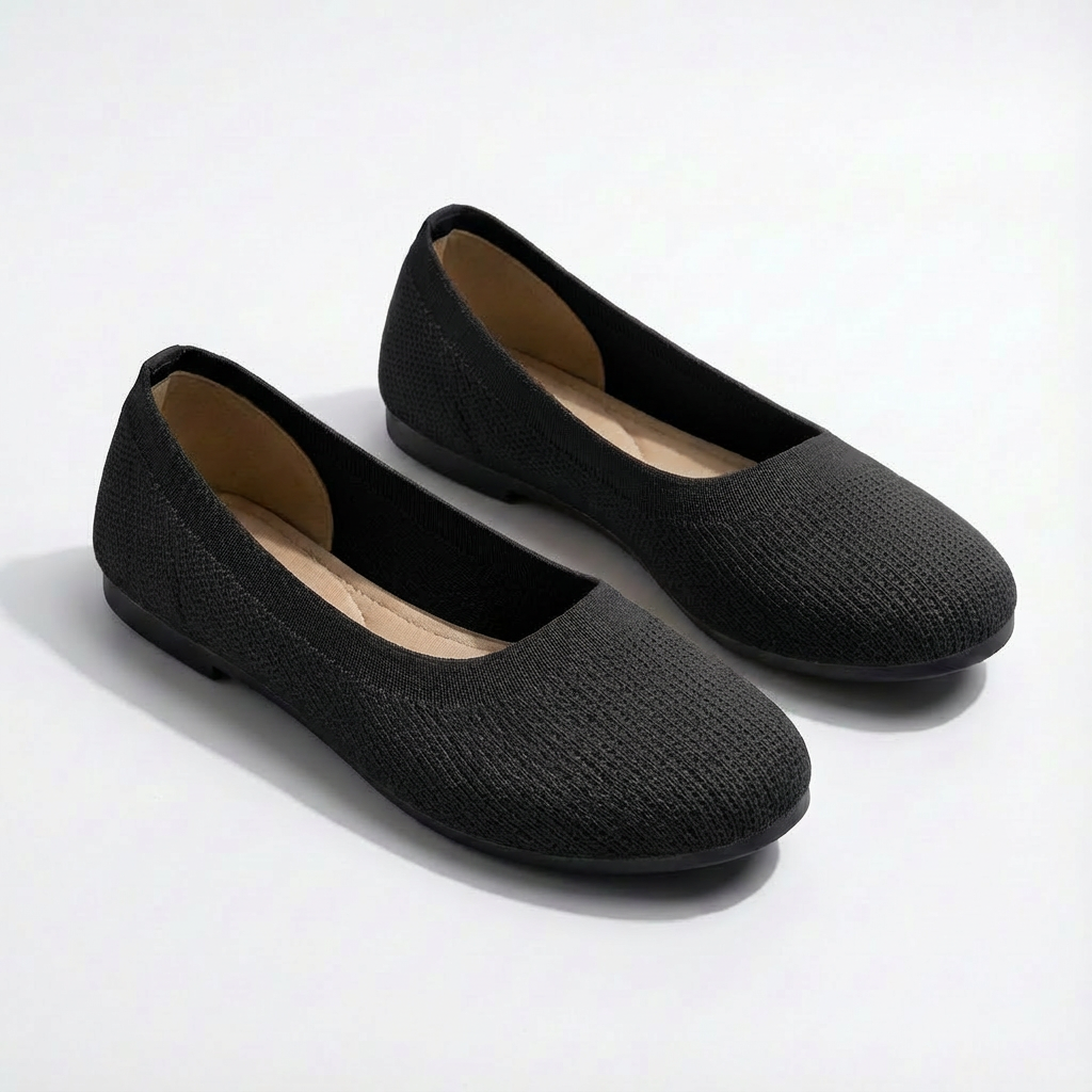 Phyllis | Women's Slip-On Knit Ballet Flats