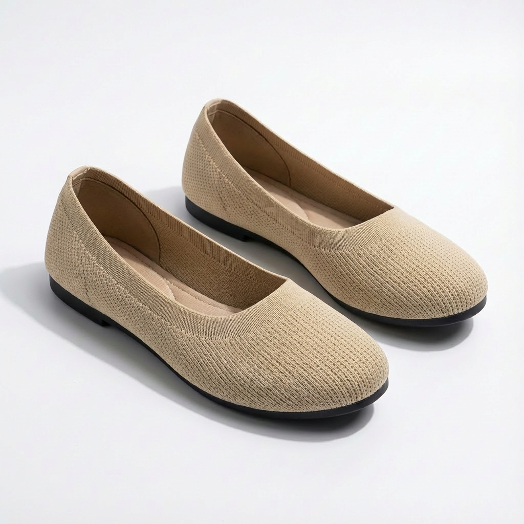 Phyllis | Women's Slip-On Knit Ballet Flats