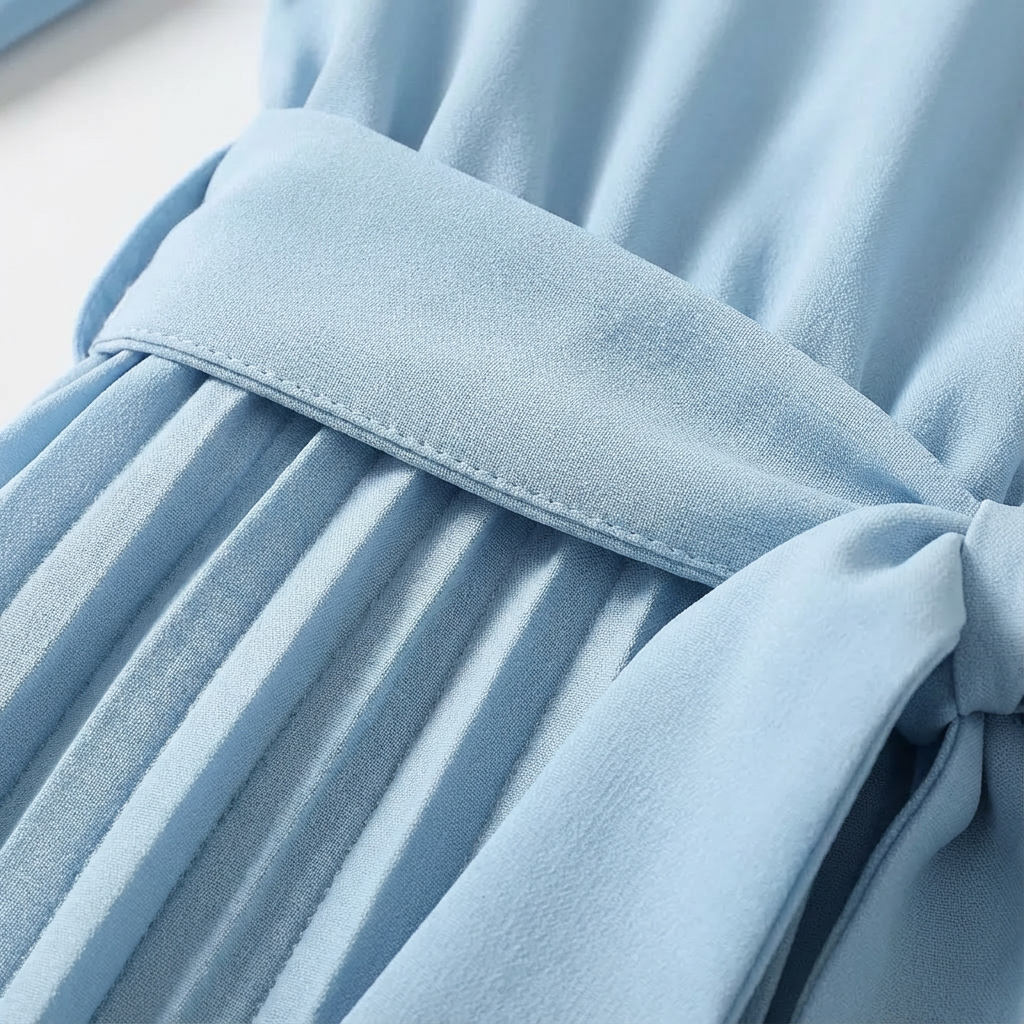 Rowan | Women's Long Sleeve Pleated Midi Dress