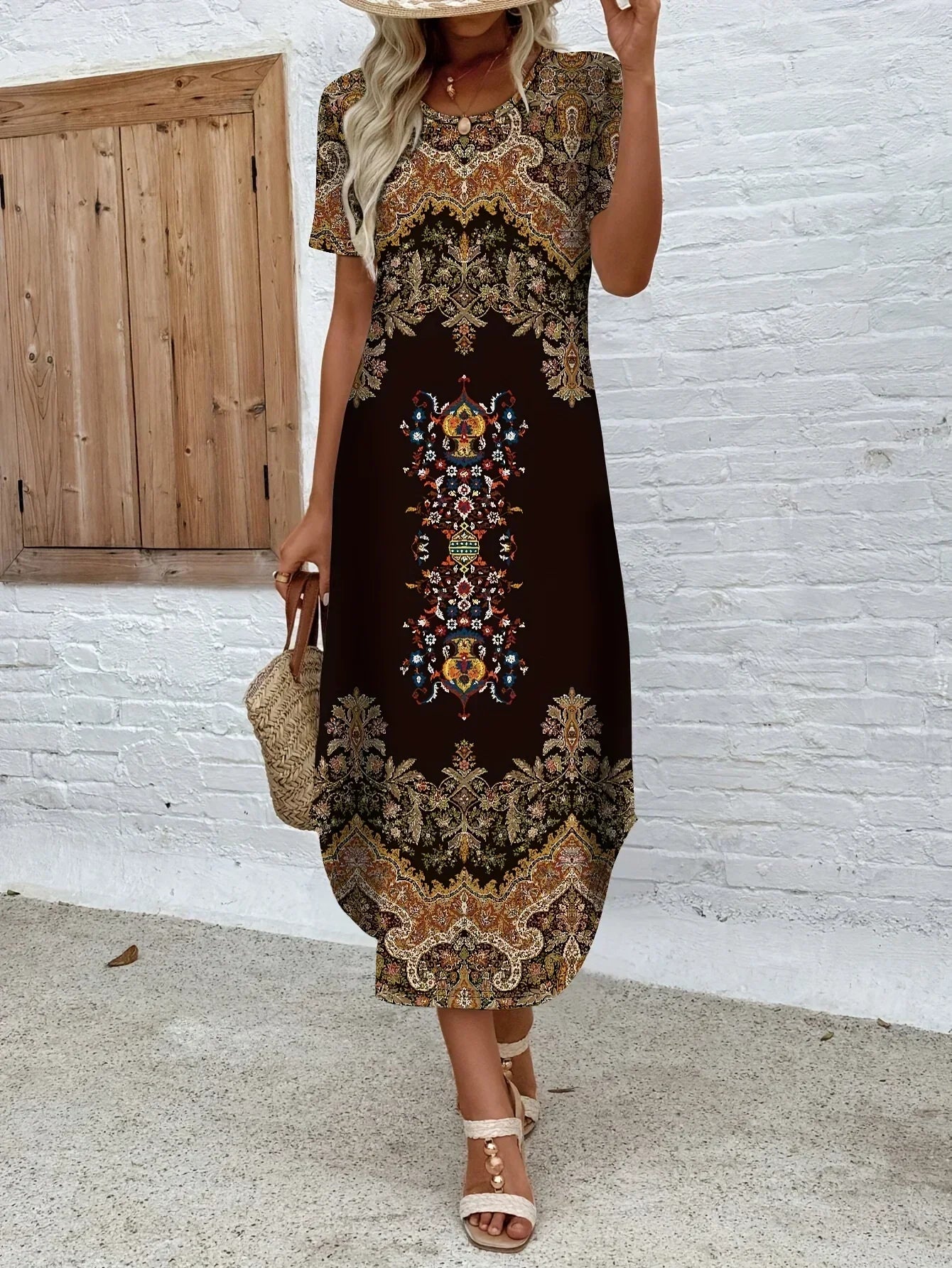 Elegant Boho Casual Maxi Dress