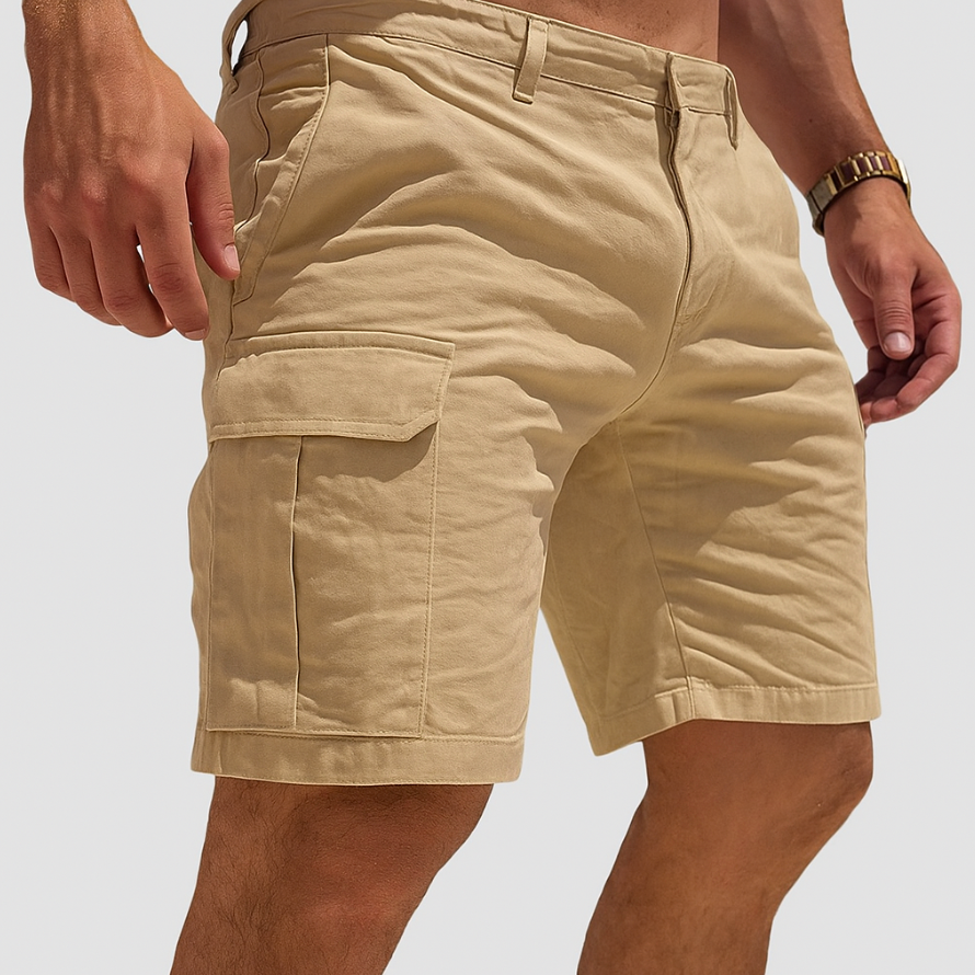 MEN'S CARGO SHORTS WITH MULTIPLE POCKETS