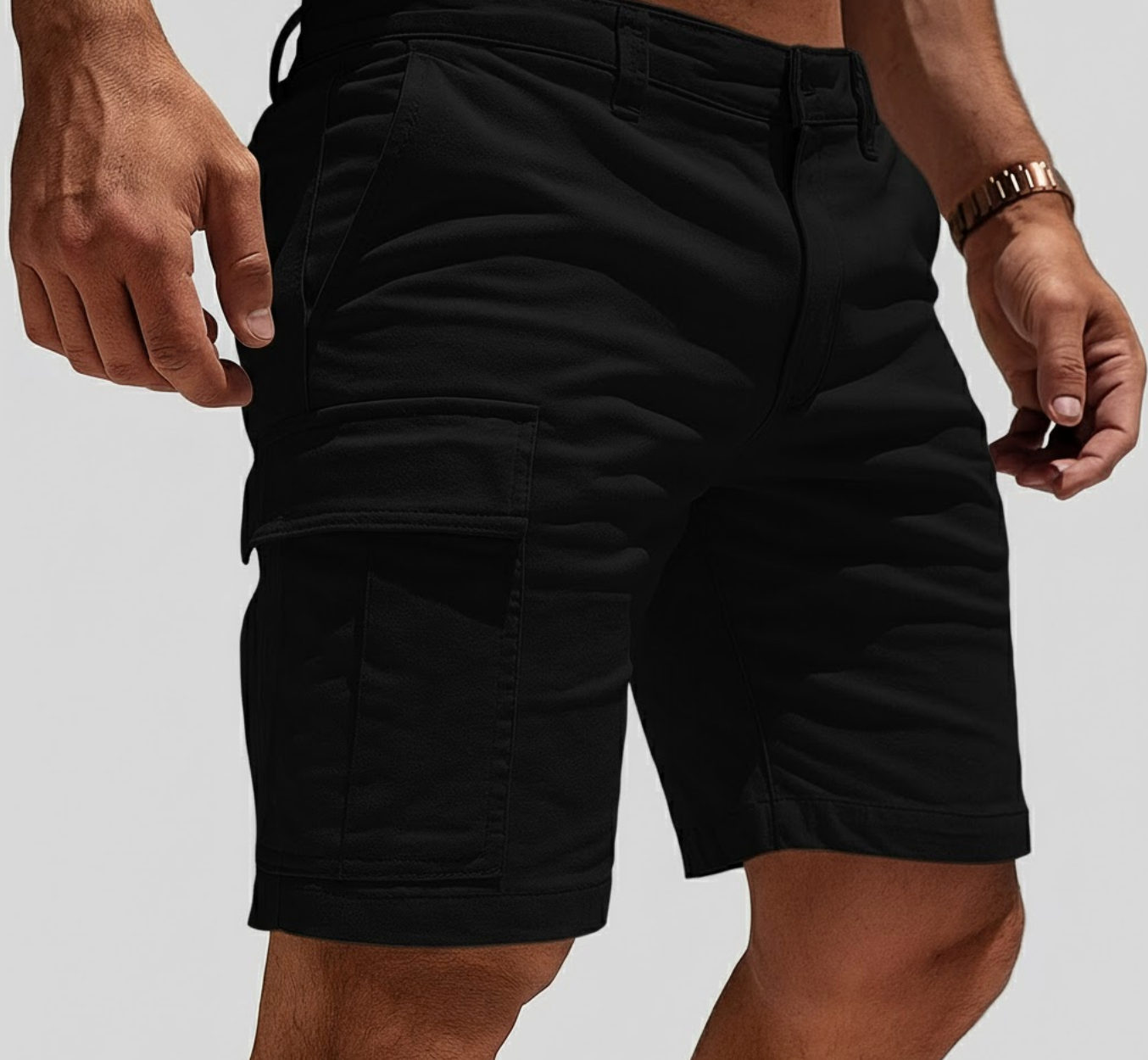 MEN'S CARGO SHORTS WITH MULTIPLE POCKETS