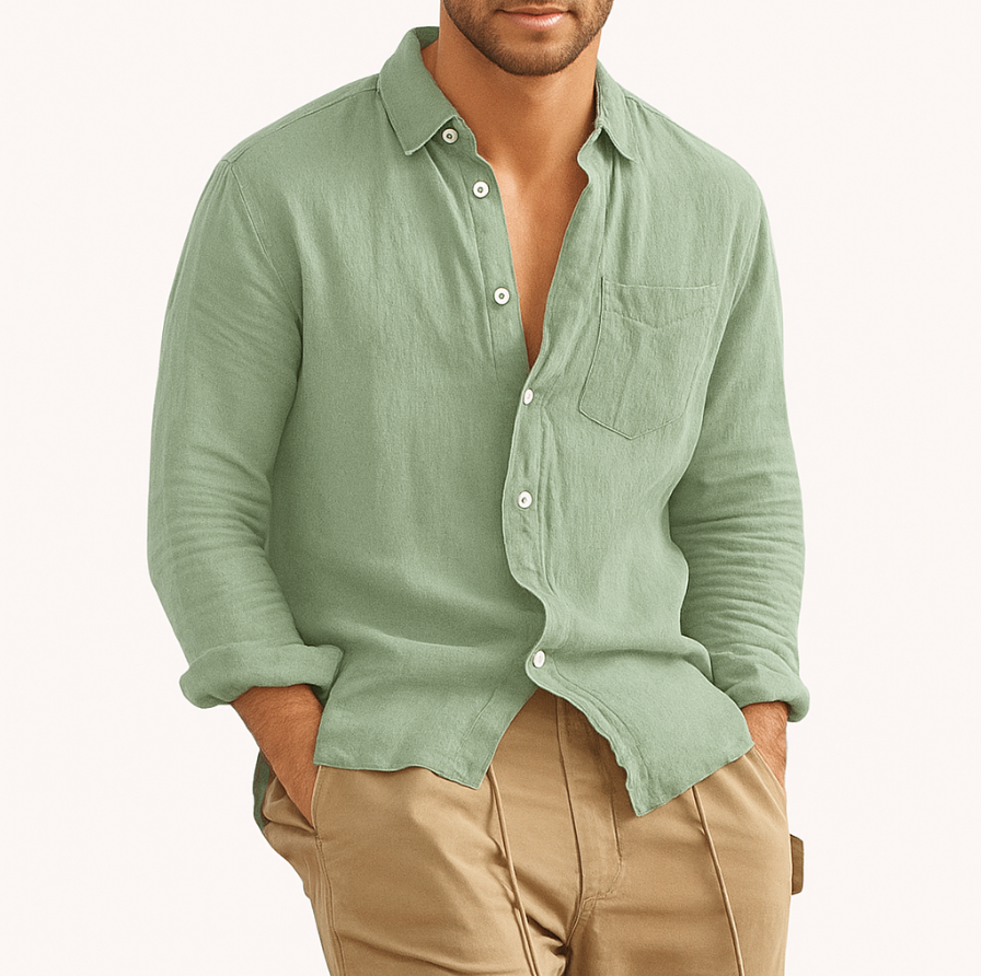 Breathable Linen Shirt for Men