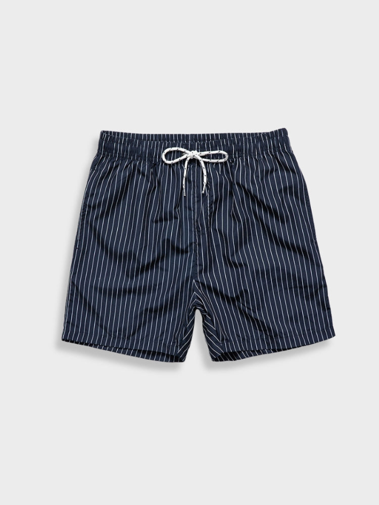 Lightweight Cotton Striped Beach Shorts Set