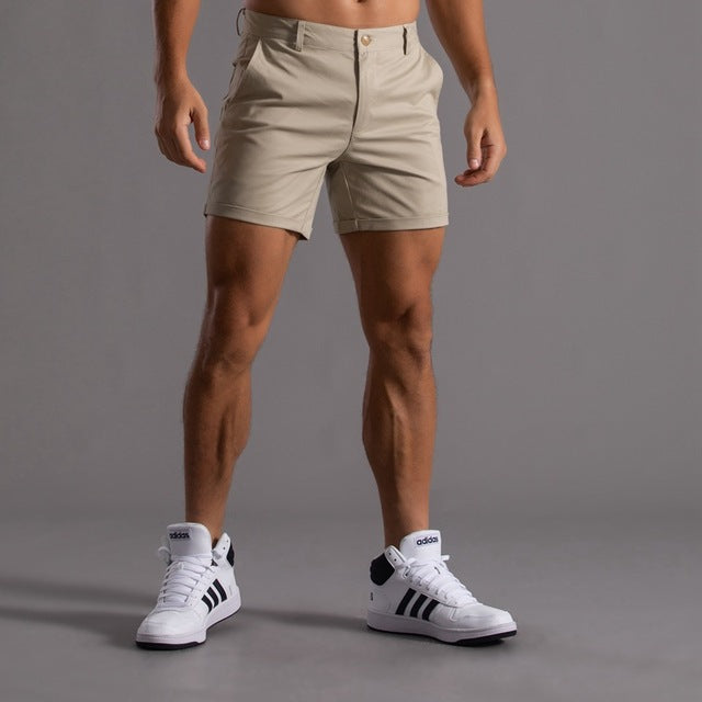 MEN'S COTTON CHINO SHORTS FOR SUMMER