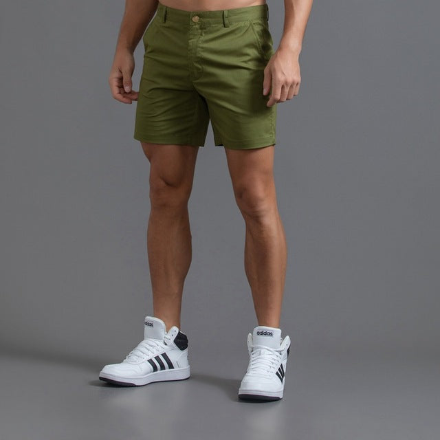 MEN'S COTTON CHINO SHORTS FOR SUMMER