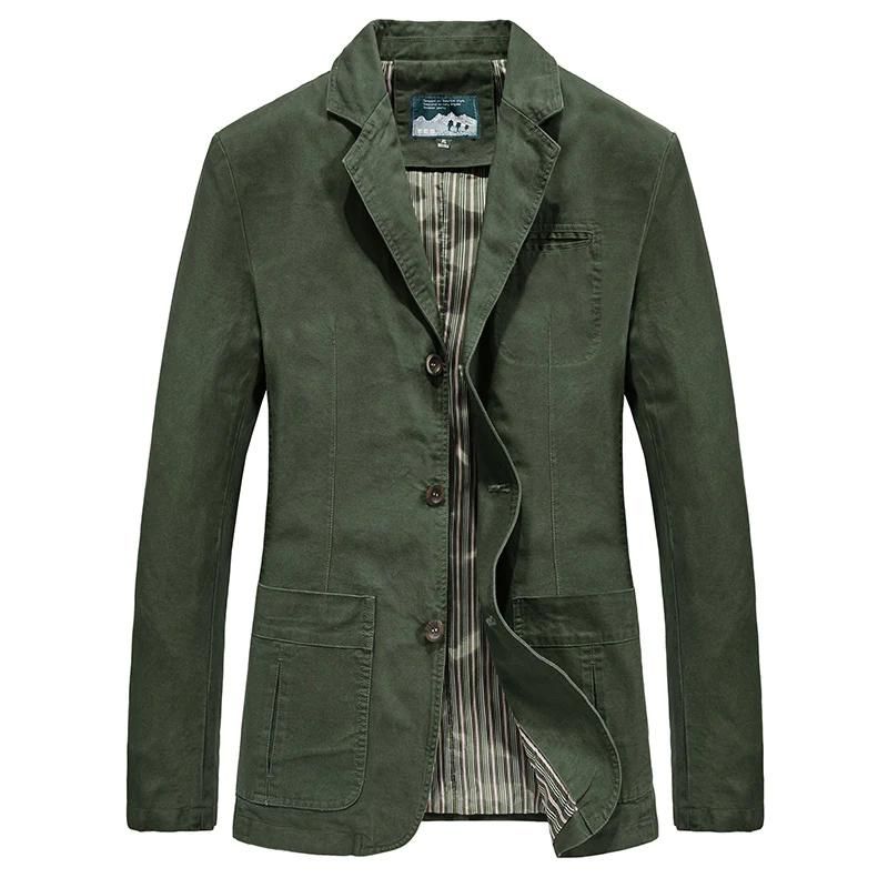 Men's Casual Lightweight Blazer With Button Closure