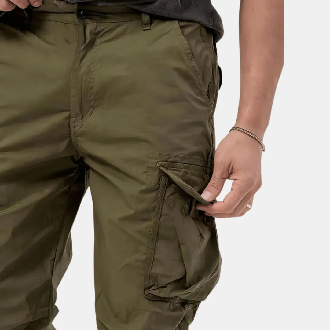 Men's Casual Cargo Jogger Pants With Multi-pocket Design